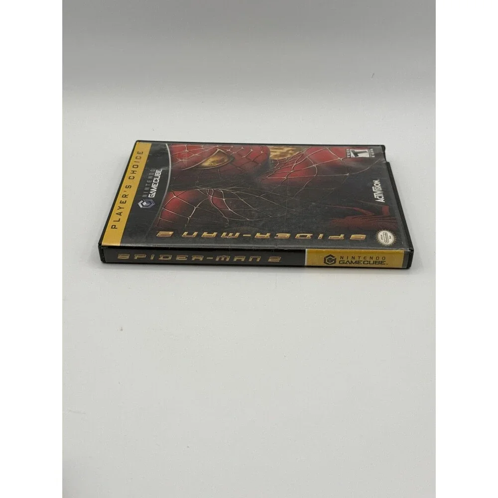 Spider-Man 2 Player's Choice Nintendo GameCube Game CIB T Teen 2004 Activision